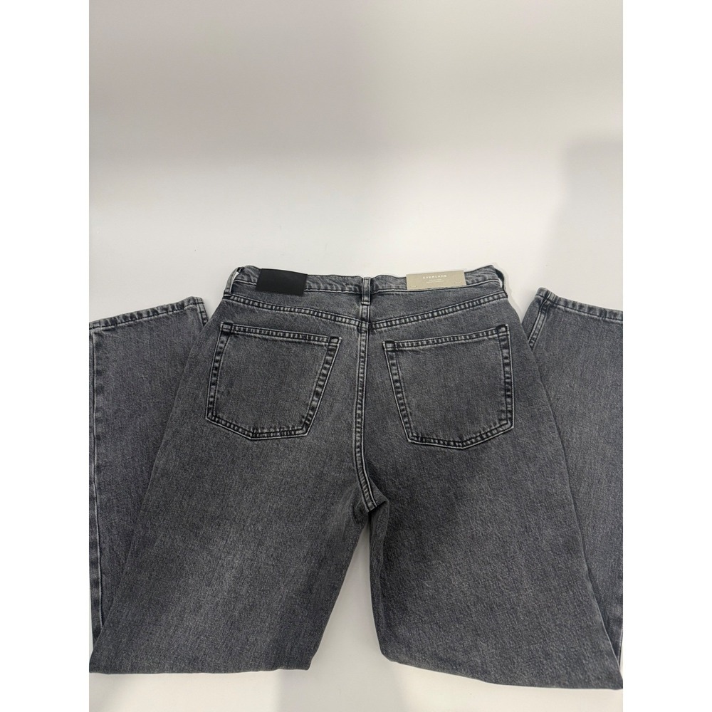 Everlane The Original Cheeky Straight Leg Jeans Grey 29R Organic Cotton Stretch - Picture 8 of 11